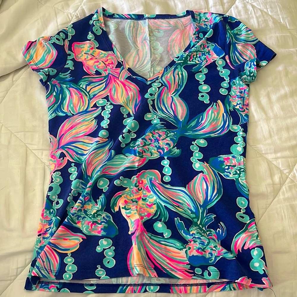 Lily Pulitzer Going Costal Shirt